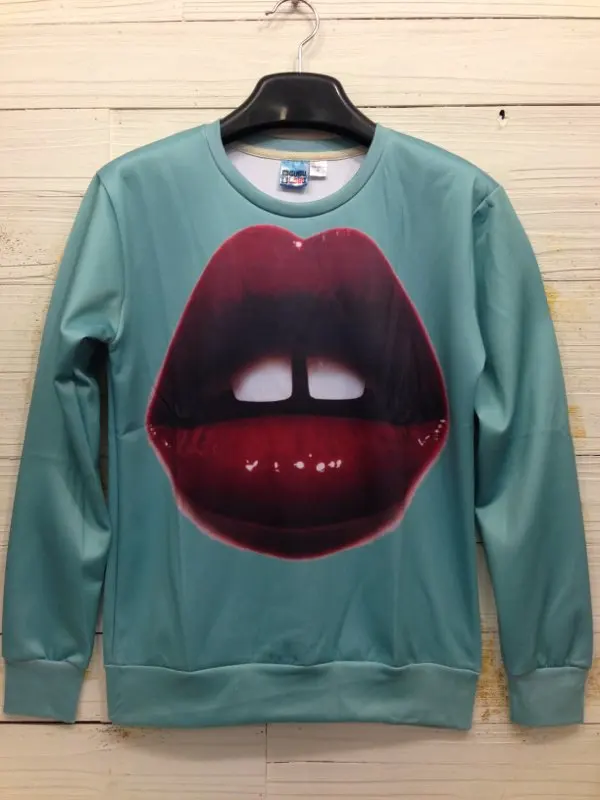 3D digital print fashion men's sweatshirts