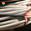 Foshan spiral annular corrugated stainless steel flexible metal pipe tube hose for underfloor heating pipe