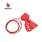 Cheap Stainless steel safety cable lockout ,pc material cable lock