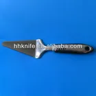stainless steel cake server with plastic handle