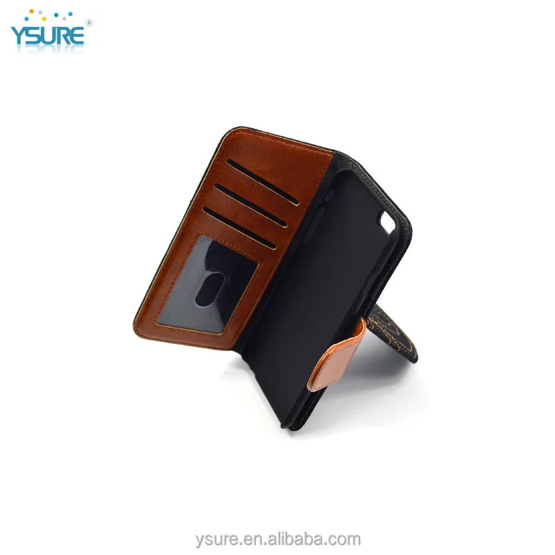 Unique Design Pure Color Fabric Wallet Leather Phone Case For Nokia Lumia 1030 with PVC ID and credit card slots