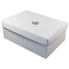 Wholesale foldable single-layer corrugated paper box universal shoes box