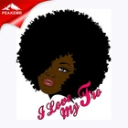 Customized Fashion Heat Pressed Printing Vinyl Afro Transfer for Shirts