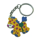 High quality small moq make 3d Germany jersey customized pvc soft rubber keychain