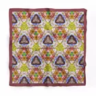Custom Digital Printing Natural Habotai Square Animal Promotion Silk Scarf