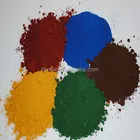 fine powdered iron oxide red/yellow/black/brown color enhanced mulch pigments