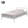 RETAIL PRODUCT Ins High quality steel simple style modern lady design bedroom furniture with mesh metal single bed