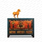 2015 hot sell living room cabinet Chinese antique furniture hand painted furniture