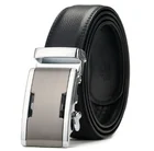 Wholesale high quality leather designer white men automatic belts buckles leather belt