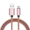 Durable Metal Braided Fast Charger Data Cable Stainless Steel Spring Aluminum Alloy Charging Cord For iPhone USB C Micro USB