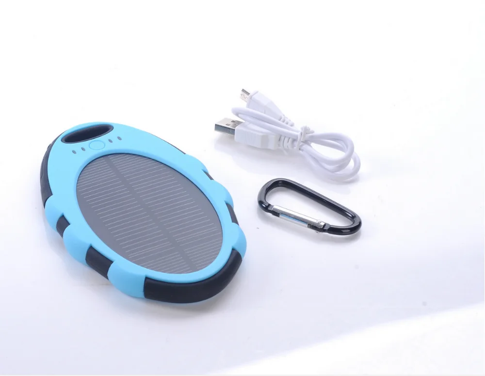 Best selling portable waterproof 20000mAh polymer solar power bank super fast charging with led light and compass for travel - ANKUX.COM