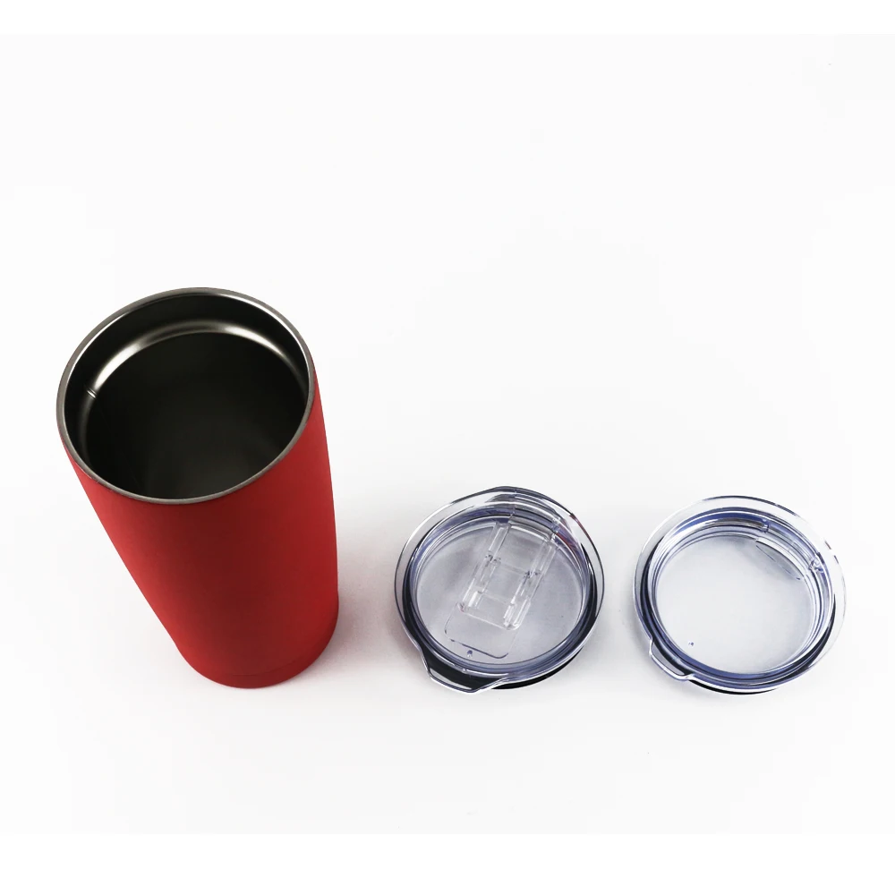 Matte Finishing Double Wall Thermos Wine Tumblers 20 oz