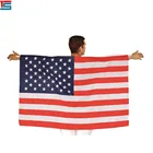 Customized Hot sales high quality America body flag capes