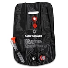 20L black solar outdoor camping shower bag for men and women