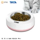 Pet Food Feeding Bowl Plastic Stainless Steel Dog Cat Pet Digital Smart Scale Bowl