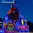 custom China outdoor waterproof LED flexible neon tube light wall signs Merry Christmas