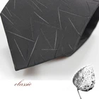 Factory direct polyester men fashion designable 8cm black tie