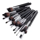 21pcs/set Black wood handle cosmetic brushes maquillaje professional vegan makeup brush set