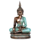OEM Fengshui home decor Large resin meditation Buddha statue on Futon