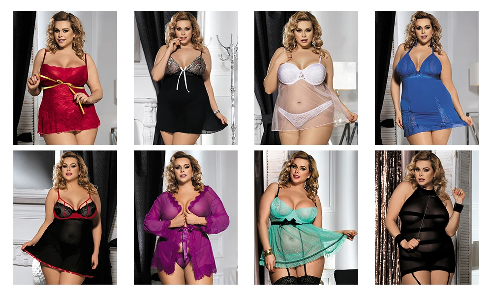 Fast Delivery Plus Size Mature Women Net Sexy Nightgown - Buy Net Sexy ...