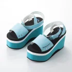 fashion Hight heel women Sandals EVA slippers PU upper flip flops sandal
