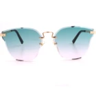 Cat Eye Fashion Sunglasses Stainless Frame 2019 Trendy Rimless For Trviling&Party