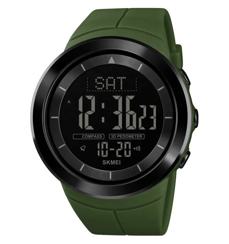 digital watch round