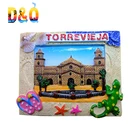Low MOQ home decoration items 3d resin stone Torrevieja Fridge Magnet