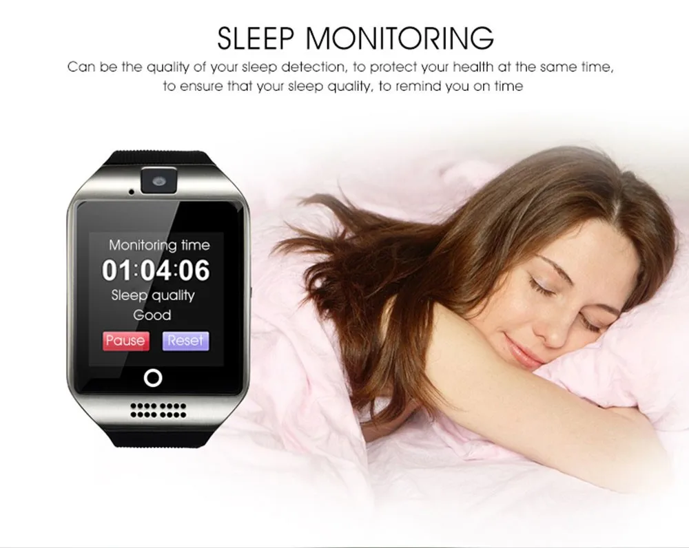 Q18 Smart Watch Phone Bluetooth WristWatch Wrist Smartwatch for HTC LG Huawei Xiaomi Android Smartphone