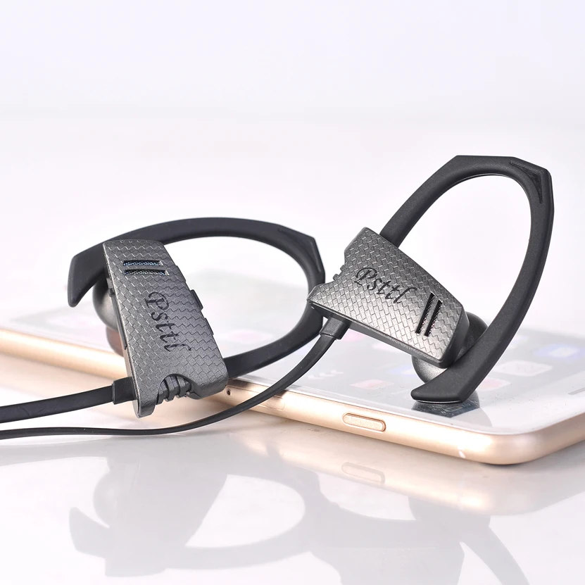Psttl-Q9 Noise Cancelling Ear Hook Headset Amazon Hot Sport Wireless Bluetooth Headphones - ANKUX.COM