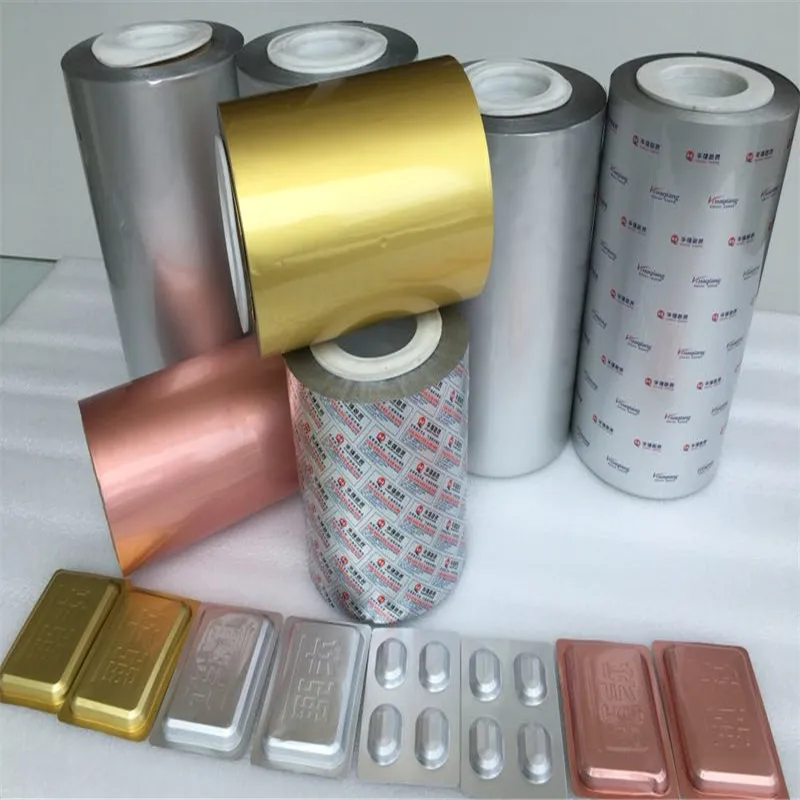 cold forming blister aluminum foil pa/al/pvc laminated alu alu foil