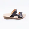 custom pu upper injection durable slide sandal for women ladies slippers summer female footwear