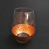 Handmade Toasting Glassware Beautiful Design Copper Base Champagne Glass