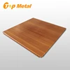 China supplier of cement board acoustic ceiling tiles/wooden grain color plain/perforated sheet metal roof ceilings for club