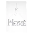 Inspirational HOME Word with heart Wedding Decor Hanging made of wood