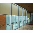 Outdoor Sun Shade Pvc Fiber Glass Window Curtain Fabric Material Rolls