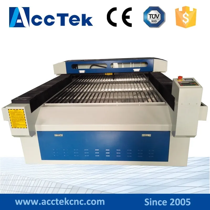 AKJ1325 Acctek 1325 co2 150w laser cutting machine price/photo co2 laser machine price