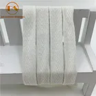 100% Cotton 1cm Herringbone Band Webbing Tape For Garment
