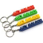 Factory Promotion rubber key chains key holder custom shape 2d or 3d soft pvc keychain