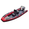 Heavy Duty Speed Sports Alu Rib Boat / Rigid Inflatable Boat Aluminum With Center Console