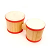 Fashion gift for baby/children Musical instrument supplier cheap mini handmade bongo drum children music gift