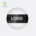 Double handles round polycarbonate police riot control shield for law enforcement