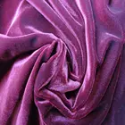 warp knitted spandex velvet for fashion woven dress