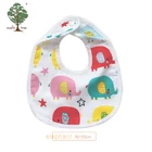 Muslin tree 100% cotton wholesale baby fabric bibs