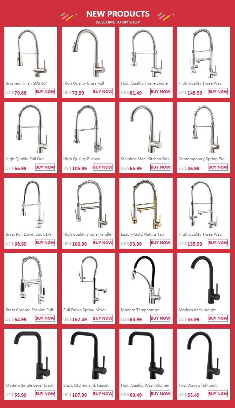 Wall Mounted Kitchen Sink Faucets