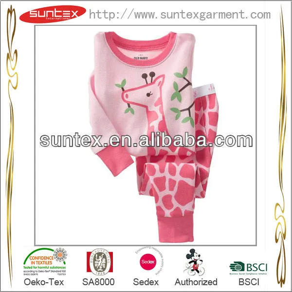 China Manufacturer childrens sleepwear cotton children pajamas