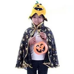 Halloween pumpkin barrels pumpkin cap gold pumpkin shawls short cloak