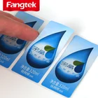 Custom printing label stickers bottle water private adhesive label