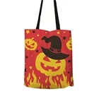 Custom Cotton Canvas Handbag Halloween Promotional Gift Bag