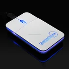 Super slim optical mouse with glowing LED light logo